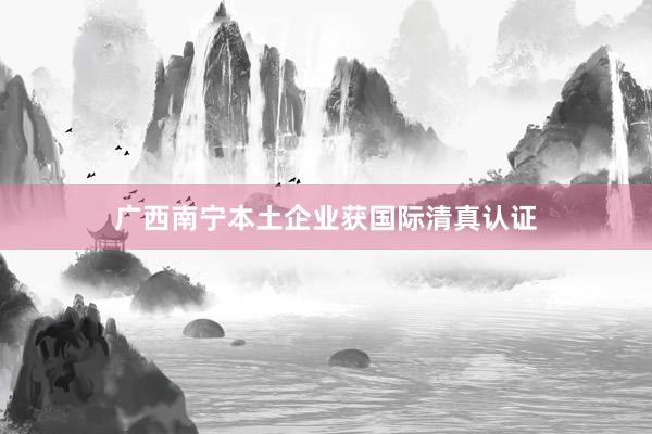 广西南宁本土企业获国际清真认证