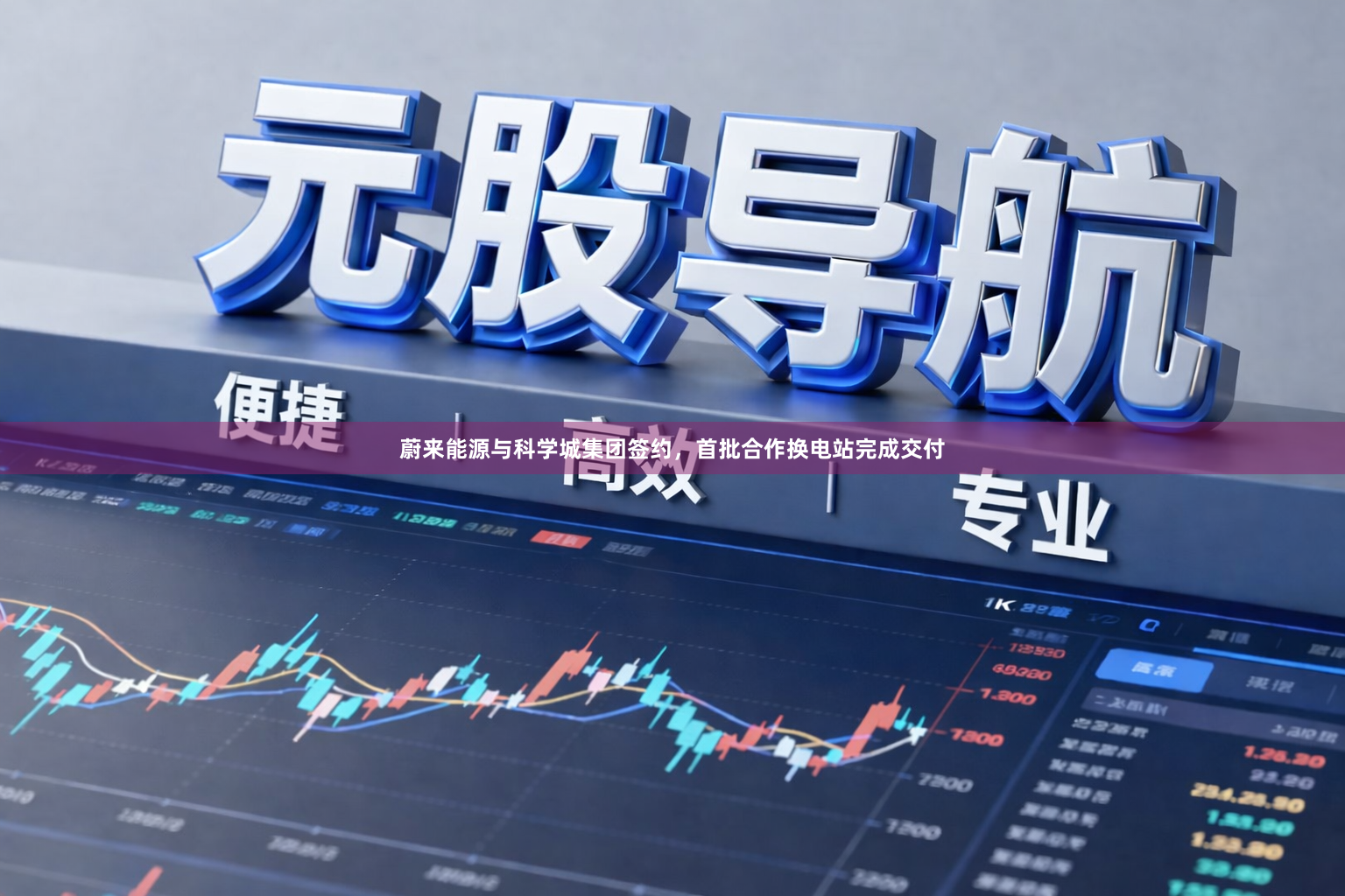 蔚来能源与科学城集团签约，首批合作换电站完成交付